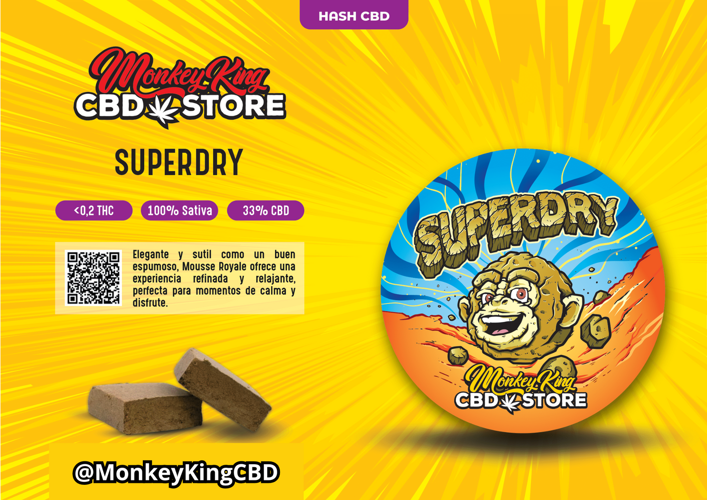 Monkey King CBD Superdry 2g