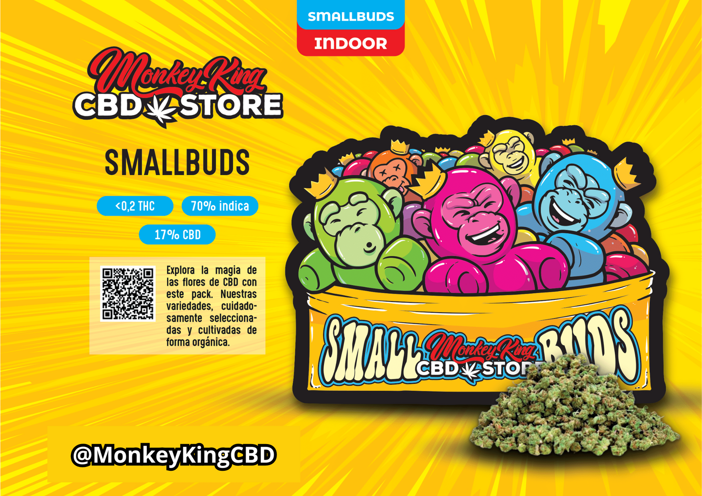 Monkey King CBD SmallBuds 10g