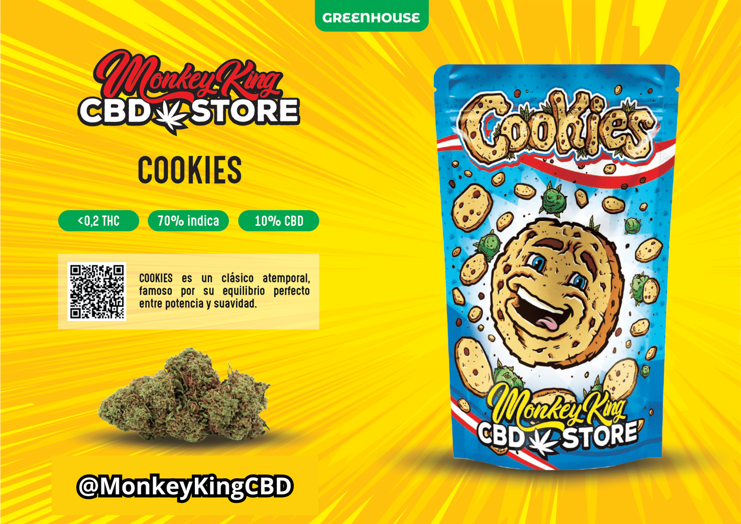 Monkey King CBD Cookies 3g